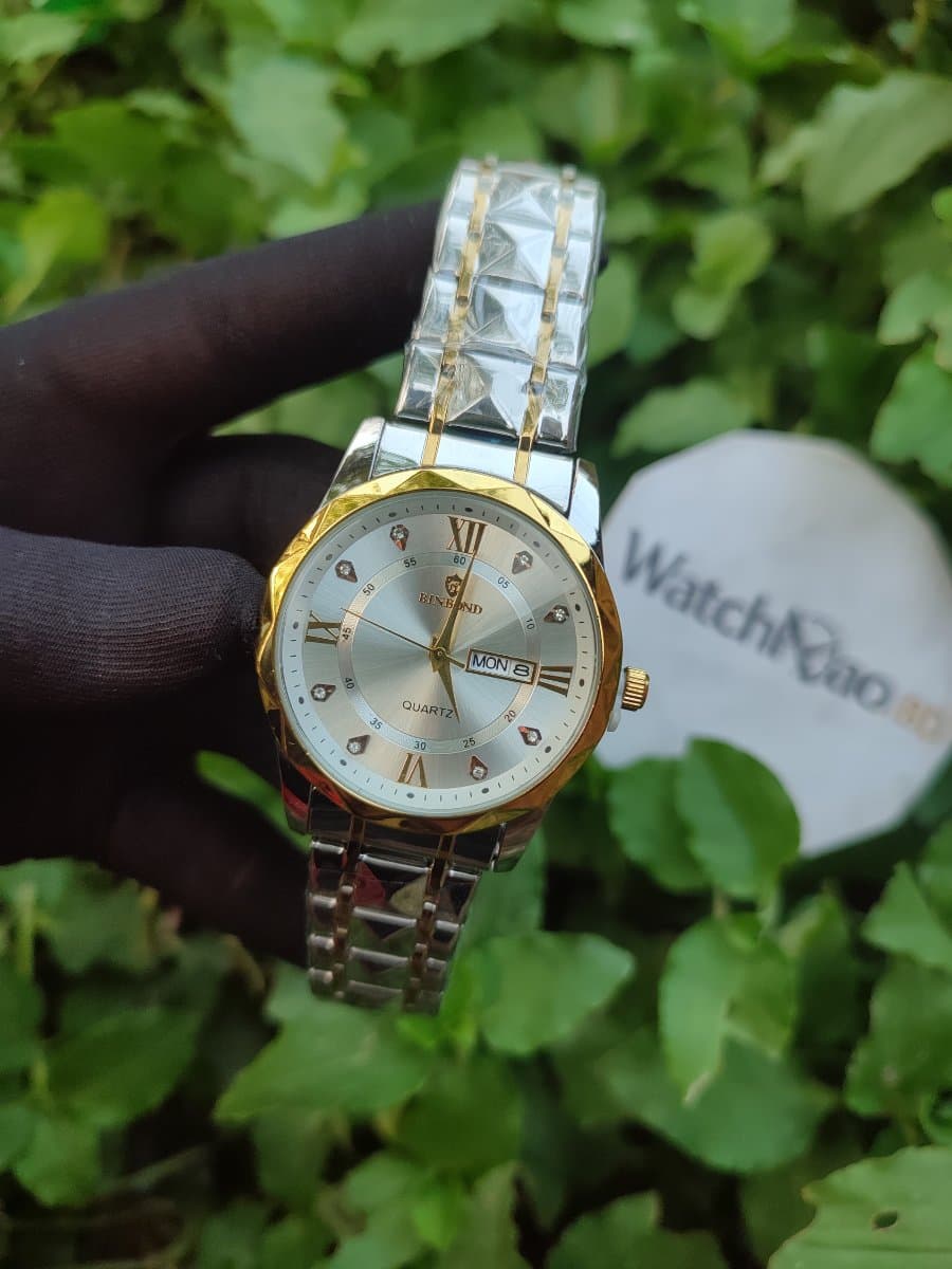 Binbond Diamond Cut White Dial - slide 1
